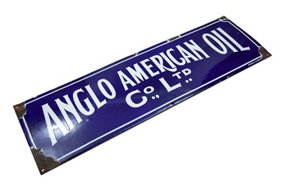 Lot 69 - Anglo American Oil Co. Enamel Sign