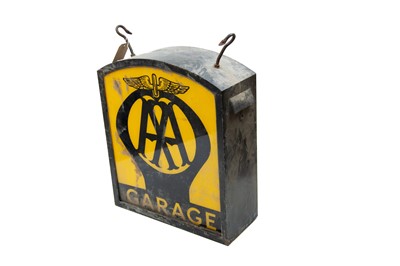 Lot 101 - AA Automobile Association Illuminated Lightbox