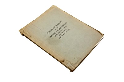 Lot 112 - Bristol 2-Litre Engine Workshop Manual