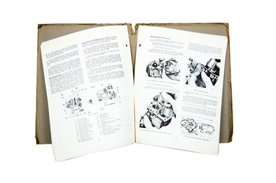 Lot 112 - Bristol 2-Litre Engine Workshop Manual