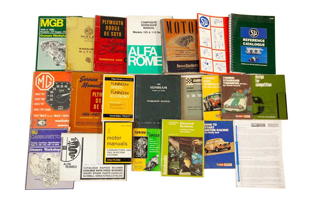 Lot 116 - Quantity of Technical Literature