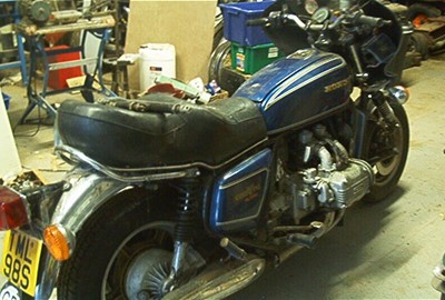 Lot 221 - 1978 Honda GL1000 with matching Wessex Sidecar