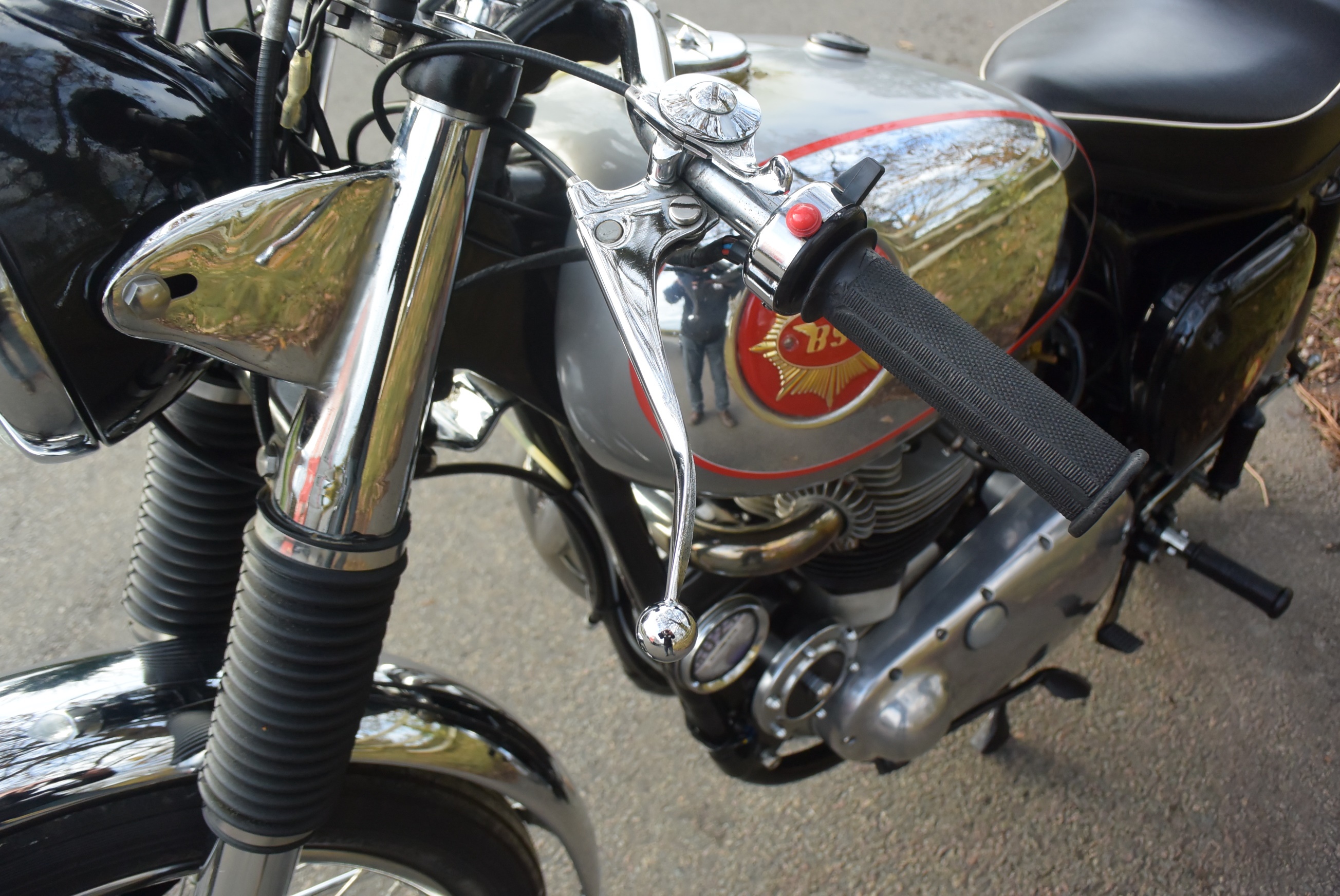 Schalldämpfer BSA A10 Rocket Goldstar 1963 Rechtshand, - Made In England