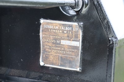 Lot 6 - 1947 Sunbeam-Talbot 2-Litre Sports Tourer