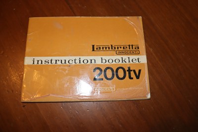 Lot 115 - 1965 Lambretta GT200