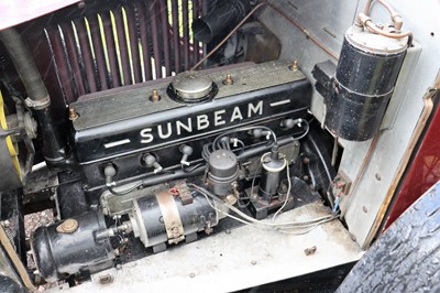 Lot 1927 Sunbeam 16hp Coachbuilt Saloon