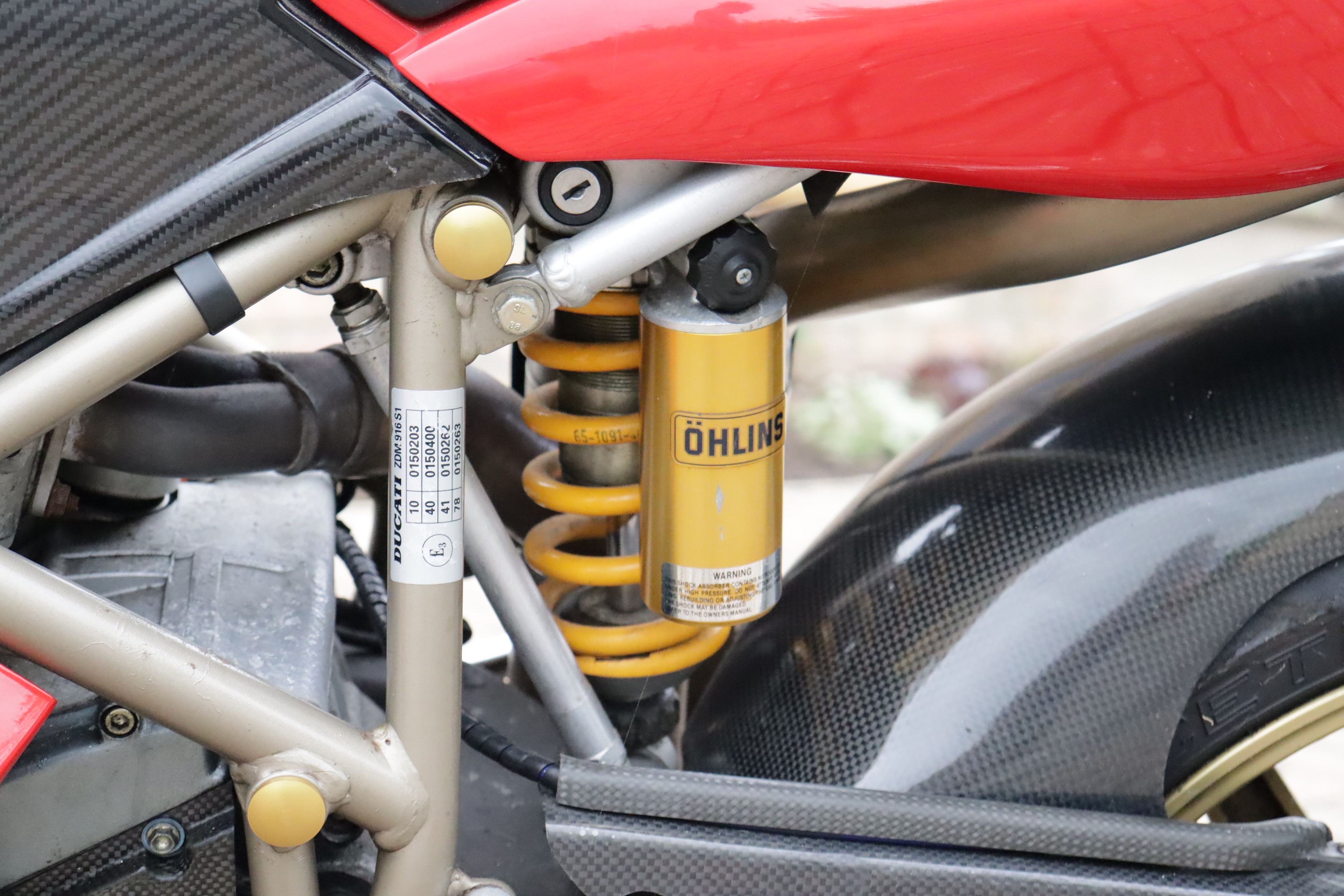 Ressort d'amortisseur K-TECH ducati 916 SP STREET 1994-2003 main image 0