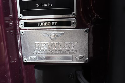 Lot 131 - 1997 Bentley Turbo RT