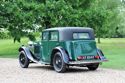 Lot 49 - 1933 Talbot AW75 Close Coupled Sports Saloon