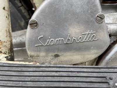 Lot 132 - 1958 Siambretta 125LD ‘Deluxe’