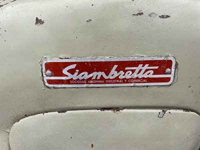 Lot 132 - 1958 Siambretta 125LD ‘Deluxe’