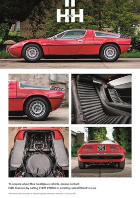 Lot 62 - 1973 Maserati Bora 4.7