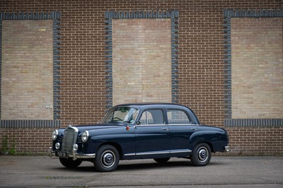 Lot 65 - 1958 Mercedes-Benz 190 'Ponton'