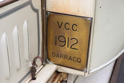 Lot 33 - 1912 Darracq Type L12 10hp Tourer