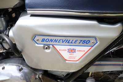 Lot 1977  Triumph Bonneville T140J