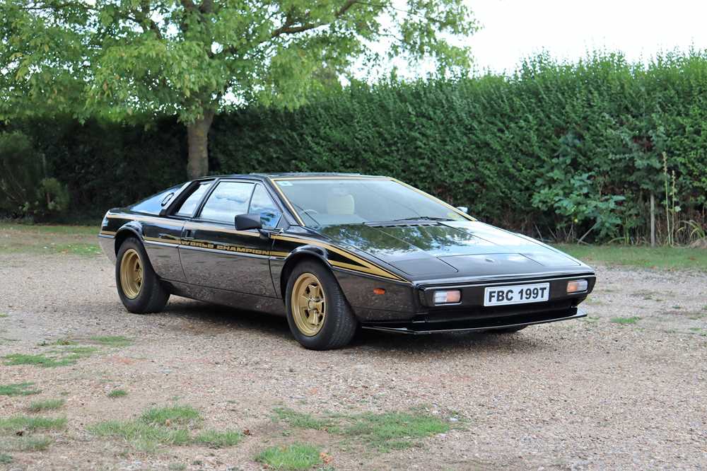 Lot 319 - 1979 Lotus Esprit S2 'JPS' World