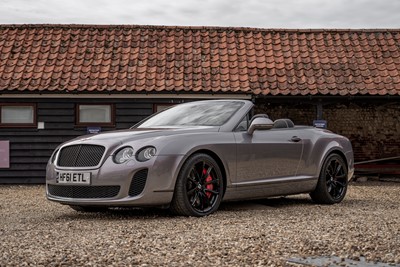 Lot 340 - 2011 Bentley Continental Supersports GTC