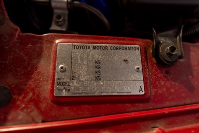 Lot 327 - 1994 Toyota Supra Mk4 3.0 Twin-Turbo