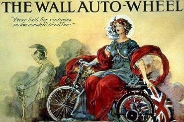 Lot 373 - c.1910s Wall Auto Wheel