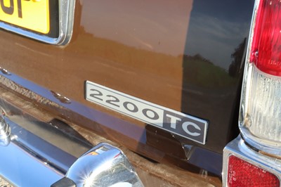 Lot 1 - 1975 Rover 2200 TC