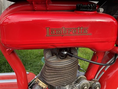 Lot 101 - 1953 Lambretta 125D Racer