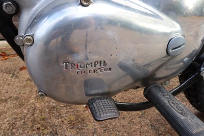 Lot 322 - 1961 Triumph T20SL Tiger Cub