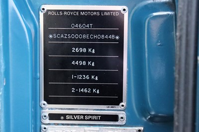 Lot 46 - 1984 Rolls-Royce Silver Spirit