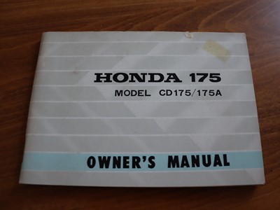 Lot 384 - 1974 Honda CD175