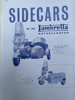 Lot 115 - 1956 Lambretta LD150 Mk2 Tradesman Steib Combination