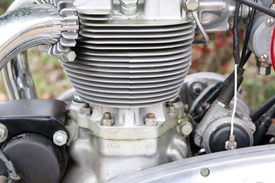 Lot 337 - 1956 Triumph T100