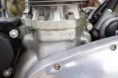 Lot 337 - 1956 Triumph T100