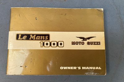 Lot 208 - 1989 Moto Guzzi Le Mans Mk5