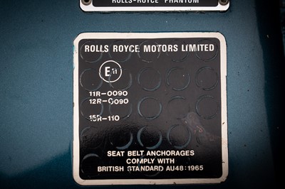 Lot 13 - 1975 Rolls-Royce Phantom VI