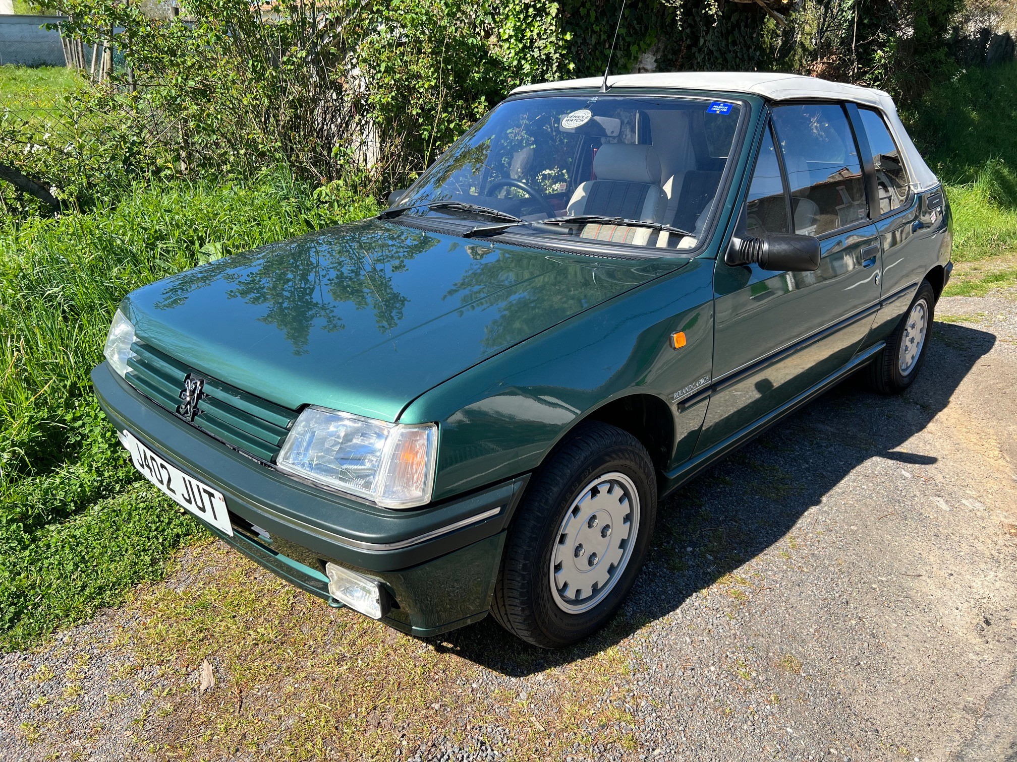 Autocollants Peugeot 205 Roland Garros Paris AM 89 - Lot De 2 Décalcomanies Pour Cabriolet, Made In France Decals Paris Am 89 - Foto 9
