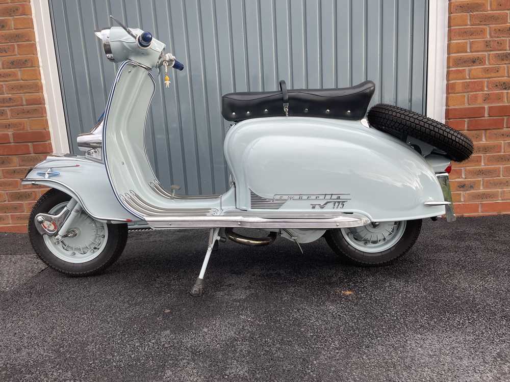 Trottinette Lesney série n°36 Lambretta et sidecar TV 175 EN