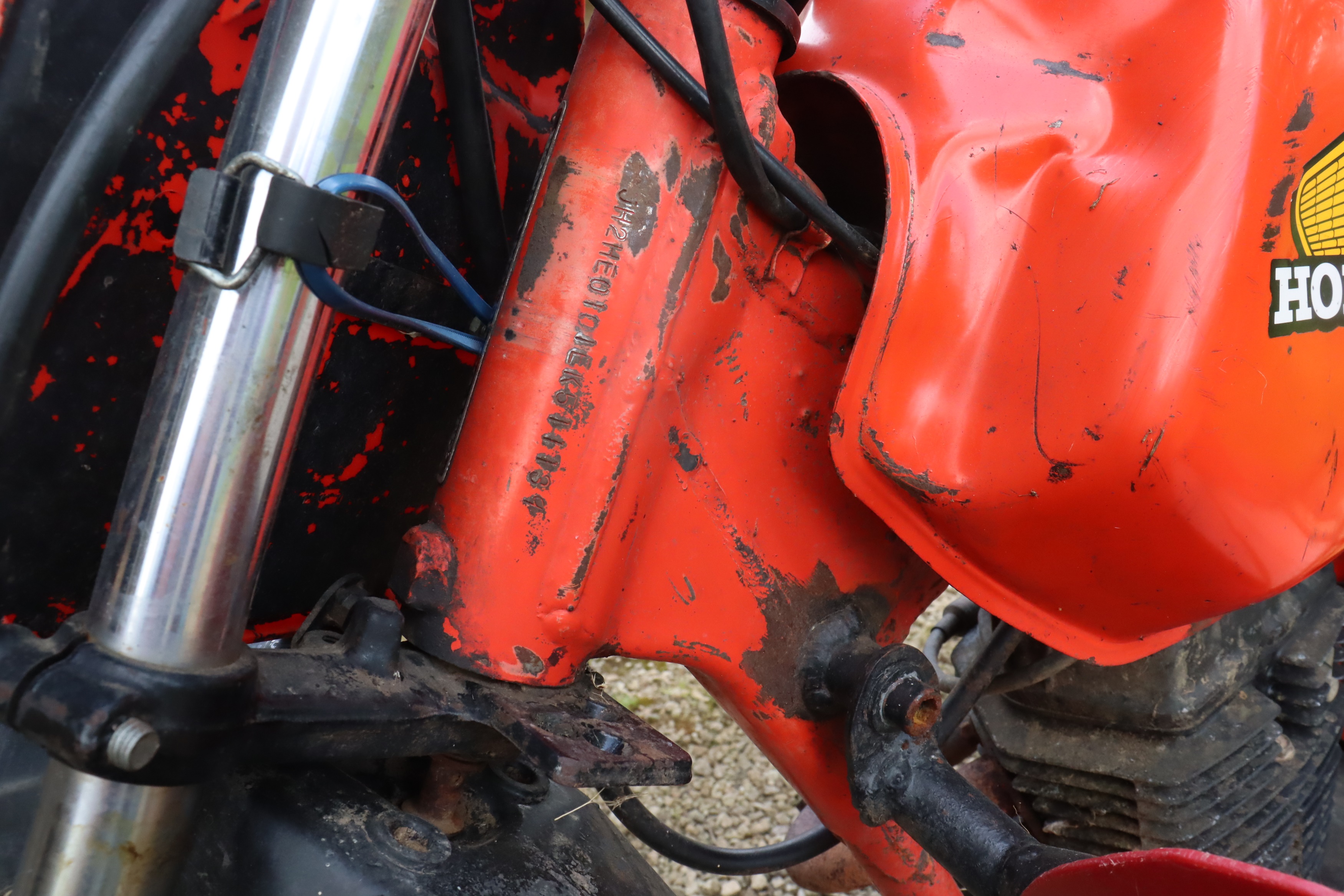 Lot 295 c.1985 Honda XR80 Sidecar