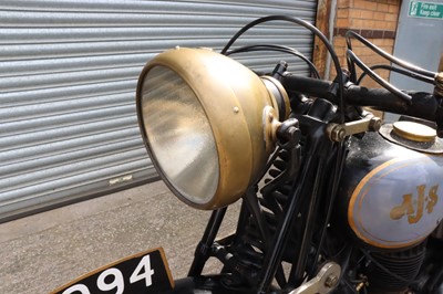 Lot 291 - 1929 AJS Model M4 Deluxe Sport