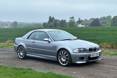 Lot 50 - 2003 BMW M3 Convertible