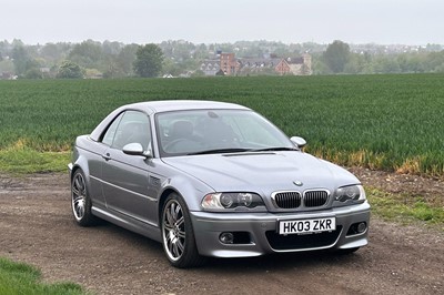 Lot 50 - 2003 BMW M3 Convertible