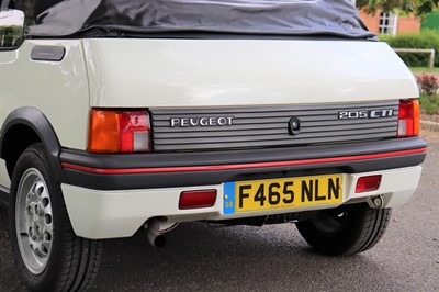Lot 3 - 1988 Peugeot 205 CTi
