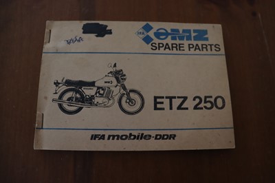 Lot 261 - 1985 MZ 250ETZ