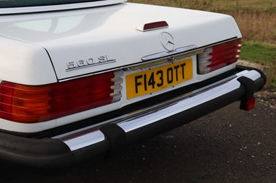 Lot 123 - 1989 Mercedes-Benz 560 SL