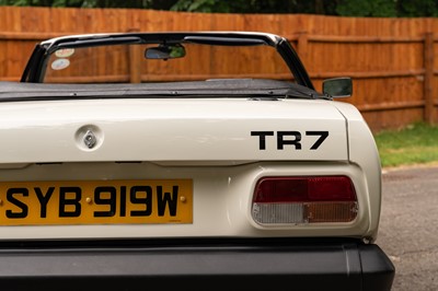 Lot 19 - 1980 Triumph TR7 Convertible