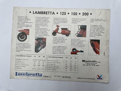 Lot 19 - 1984 Lambretta Serveta Li125