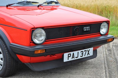 Lot 121 - 1981 Volkswagen Golf GTi