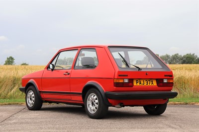 Lot 121 - 1981 Volkswagen Golf GTi