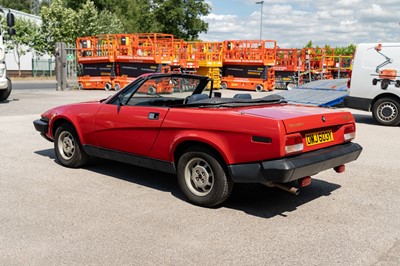 Lot 27 - 1982 Triumph TR7 Convertible