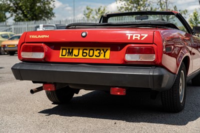 Lot 27 - 1982 Triumph TR7 Convertible