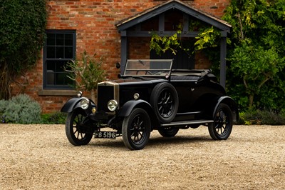 Lot 346 - 1926 Morris Cowley 'Flatnose' 2-Seater Tourer with Dickey
