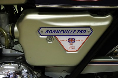 Lot 310 - 1977 Triumph Bonneville Silver Jubilee